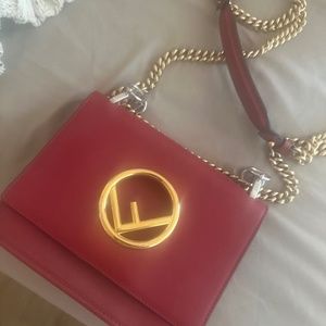 Fendi kam red crossbody